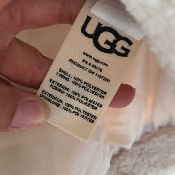WOMENS UGG JACKELINE TEDDY BEAR JACKET CREAM ZIPUP - Picture 10 of 13